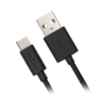 Veho USB-A to USB-C™ Charge and Sync Cable - 0.2m/0.7ft