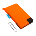 Pebble Pokket 1000mah micro size keyring power bank - Orange